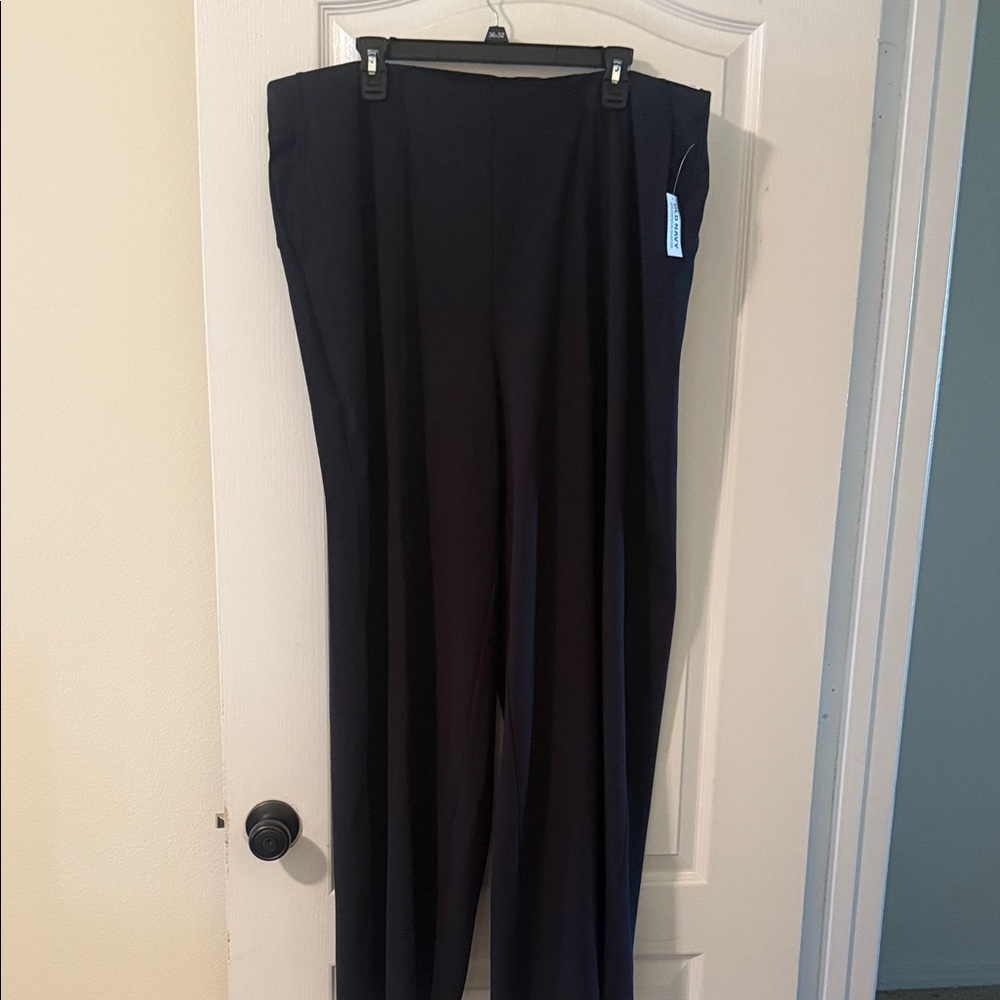 Black Wide-Leg Trousers